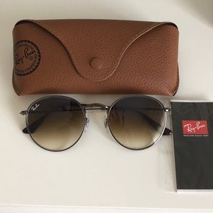 Ray Ban round metal sunglasses RB 3447
